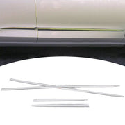 DURAFORCE 4 Pcs Chrome Side Skirt Door BODY MOLDINGS TRIMS For 2015-20 Chevrolet Impala
