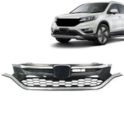 DURAFORCE Front Bumper Cover Upper Trim + Lower Grille Replacement For Honda CRV 2015 2016