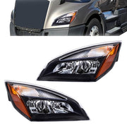 DURAFORCE Left and Right Headlights For Freightliner Cascadia 2018-2023 Halogen w/ Bulb/s
