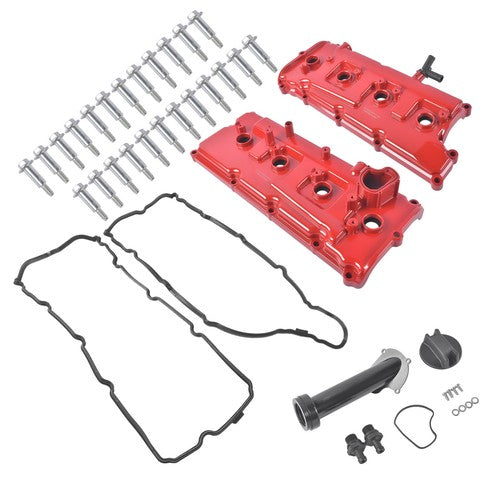 DURAFORCE Pair Engine Valve Cover w/ Gasket for Infiniti FX45 M45 Q45 2002-2010 13264AR010