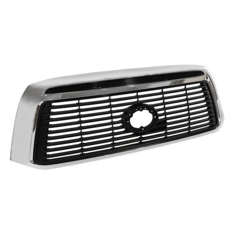 DURAFORCE Chrome Front Bumper Upper Grille Grill For 2010-2013 Toyota Tundra 53100-0C240