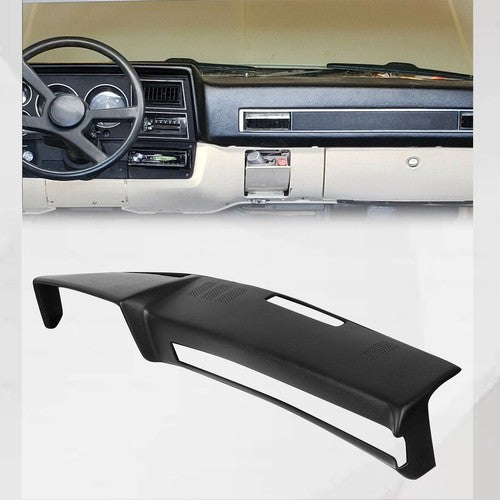 Black Dash Pad Cover Cap For 1981-1991 Chevrolet GMC Truck SUV
