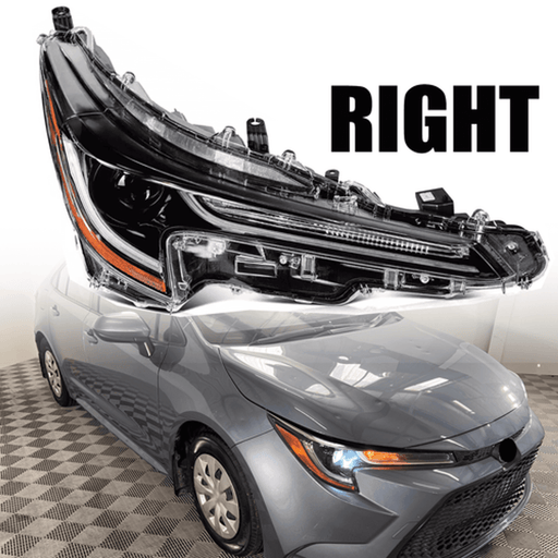 DURAFORCE Right passenger LED Headlight For 2020-2022 Toyota Corolla L LE 81110-02S30