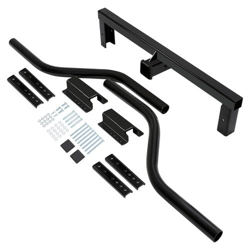 DURAFORCE Black Steel Bike Bunk Trailer Carrying System For Most A Frame Trailers 100lbs