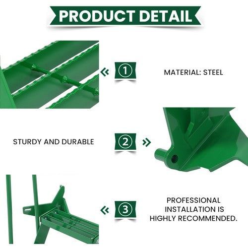 LH Stair Step Extension Kit for John Deere 3010 3020 4010 2WD Utility Tractor