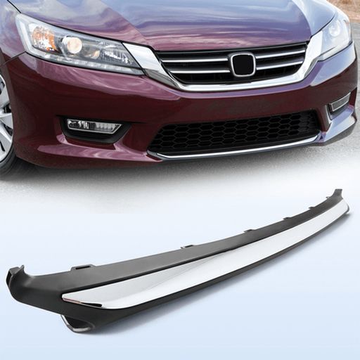 DURAFORCE For 2013 2014 2015 Honda Accord Front Bumper Lower Grille Chrome Molding Trim