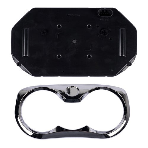 DURAFORCE LCD Speedometer Gauge Cluster with Chrome Bezel Fits for Sea-Doo GTI Rental SE
