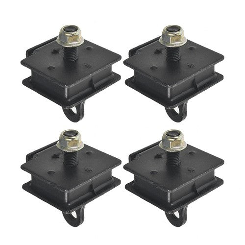 DURAFORCE For 04-07 Yamaha RHINO 660 BOTTOM & TOP ENGINE MOUNT RUBBER DAMPER KIT