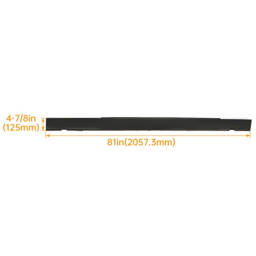 Left Side Exterior Rocker Panel Side Skirt Extension for Dodge Challenger 2008 2014