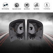 DURAFORCE Black Housing Smoked Lens Tail Lights Brake Lamps Fit For Dodge Ram 1500 09-18