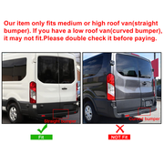 DURAFORCE Rear Bumper Cover Top Pad for Ford Transit Pass Van 150 250 350 2015-2022