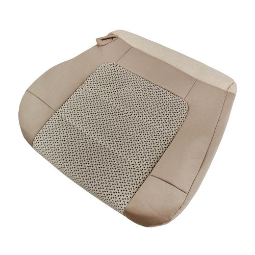 DURAFORCE Brown Two-Tone/Fabric Driver Bottom Seat Cover Suit For Ford F150 XLT 2000-2003