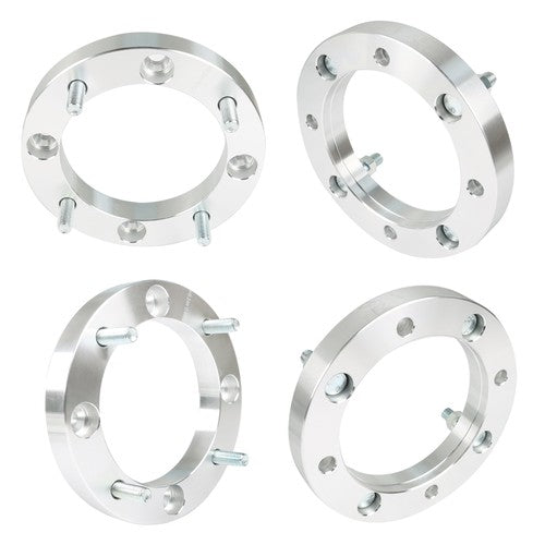 DURAFORCE Wheel Spacers 4x156 1" 131mm M12x1.5 Silver 4Pcs For Polaris Polaris RZR 2015+