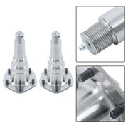 DURAFORCE New 2-Pack #42 Weld-On Spindles With Flange Fit For 7,000lb Trailer Axles-2 1/4"