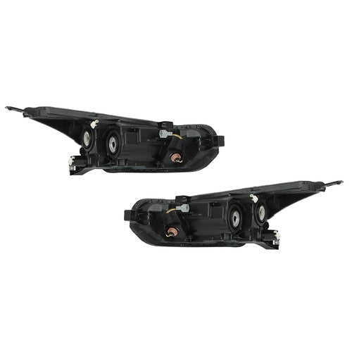 DURAFORCE For Nissan Versa S SV 20-21 OE Pair LH+RH Headlight Assembly Set Chrome Housing