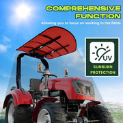 DURAFORCE Red Canopy For 52" X 52" Equipped Tractors & Mowers W/ 2" x 2" or 2" x 3" ROPS
