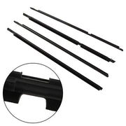 DURAFORCE For Toyota 4Runner 2003-2009 Car Window Outside Pressure Strip Black Compatible