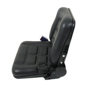DURAFORCE Universial Seat with Adjustable Backrest Seatbelt Slid for Forklift Tractor