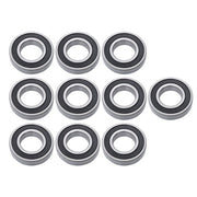 DURAFORCE 10 Pcs Premium 6208 2RS ABEC3 Rubber Sealed Deep Groove Ball Bearing 40x80x18mm
