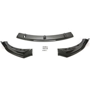 DURAFORCE Front Bumper Body Kit Lip Spliiter For 2017-2023 Tesla Model 3 Carbon Style 3Pcs