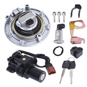 DURAFORCE FOR Honda CBR 600RR 1000RR 2007-2014 Ignition Switch Fuel Gas Cap Seat Lock Key