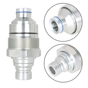 DURAFORCE Male Female Flat Face Coupler Kit For Bobcat Loader Excavator 7246790 6667807