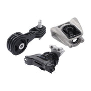 DURAFORCE For Honda Civic 1.3L Hydraulic 2006-2011 3PC Engine Motor Auto Trans Mounts