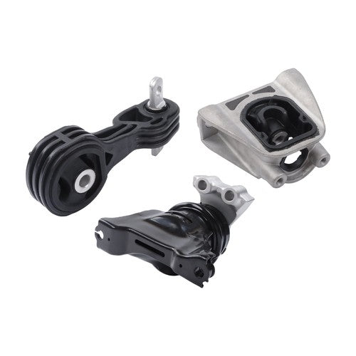 DURAFORCE For Honda Civic 1.3L Hydraulic 2006-2011 3PC Engine Motor Auto Trans Mounts