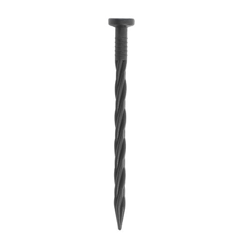 DURAFORCE No Dig Lawn Border L-shaped Lawn Garden Edging Kit With Anchoring Spikes Plastic