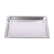 DURAFORCE 2.5 Inch Deep 6 Pack Full Size Restaurant Steam Table Pans Without Lid
