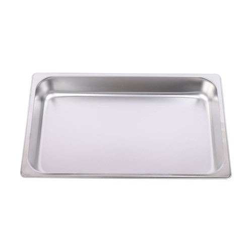 DURAFORCE 2.5 Inch Deep 6 Pack Full Size Restaurant Steam Table Pans Without Lid