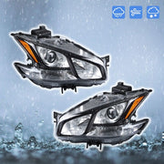DURAFORCE For Nissan Maxima 2009-2014 LH+RH Headlight Headlamps Clear w/Sport Pkg HID Type