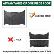 DURAFORCE For Can Am Maverick X3 Turbo 2017-24 One Piece UTV Hard Roof Top Cover 715002902