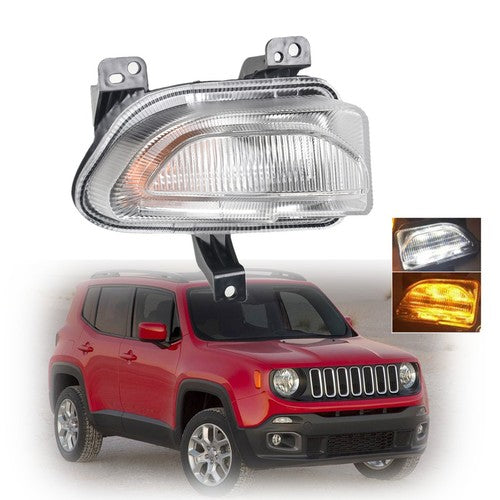 DURAFORCE Front Turn Signal Lamp Light Passenger Side RH For Jeep Renegade 2015-2018