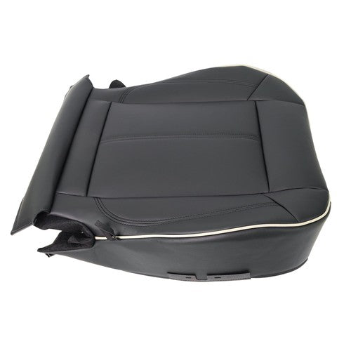 DURAFORCE NEW Black Leather For Hummer H3 2006-2010 Driver&passenger Bottom Seat Cover