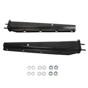 DURAFORCE Mud Flap Hanger Set 2.5" Bolt Pattern Spring Loaded Fits For Semi Truck 30"