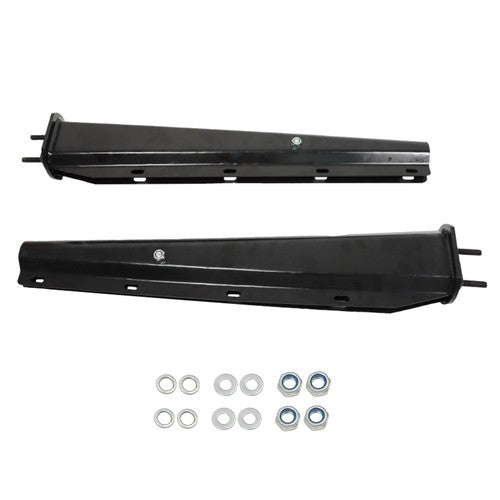 DURAFORCE Mud Flap Hanger Set 2.5" Bolt Pattern Spring Loaded Fits For Semi Truck 30"