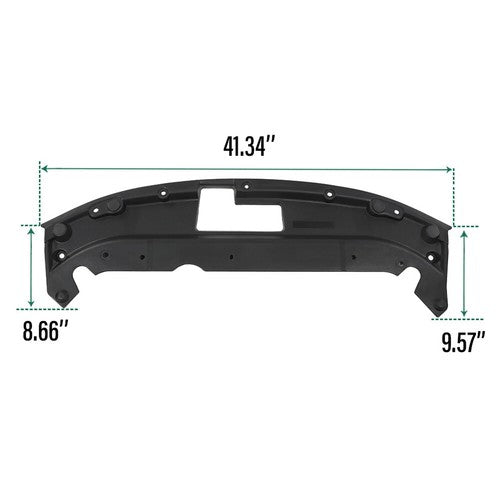 DURAFORCE Front Upper Radiator Support Cover Sight Shield for Nissan Sentra 16-19