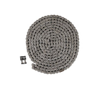DURAFORCE #35-2 Duplex Roller Chain 10 Feet Heavy Duty Double Strand with 2 Master Links