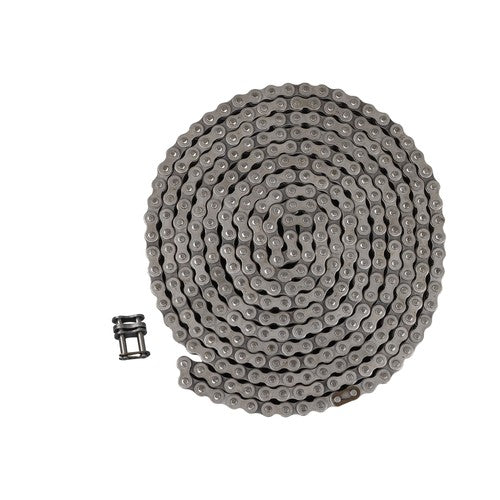 DURAFORCE #35-2 Duplex Roller Chain 10 Feet Heavy Duty Double Strand with 2 Master Links