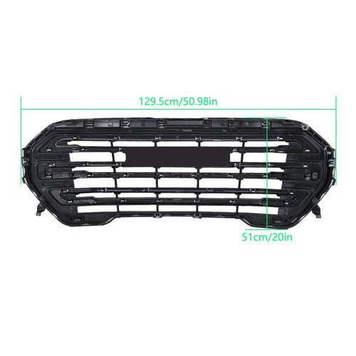 DURAFORCE Plastic Chrome Front Upper Mesh Grille New For GMC Terrain SLE/SLT 2022 2023