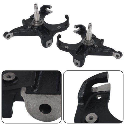 DURAFORCE For Chevrolet C10 1975 1976-1986 1987 Drop Lowering Spindles kit w/ 1" Rotor