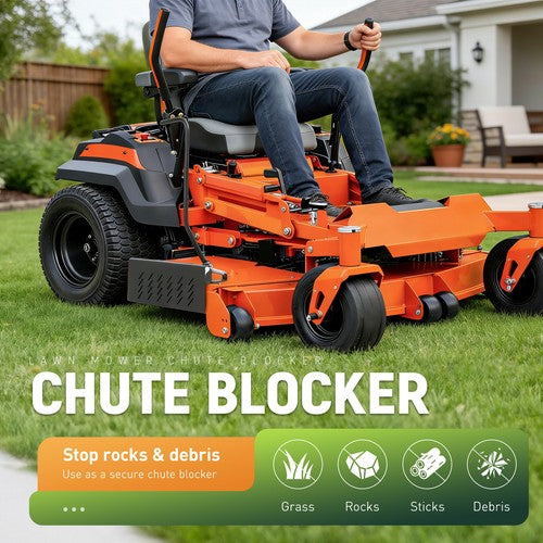 DURAFORCE Steel Chute Blocker ACS6000US For CUB CADET,HUSTLER,ARIENS Mower 44" 48" 72"