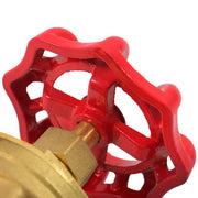 DURAFORCE Brass Gate Valve DN65 NPT Female Thread 2-1/2" for Water Gas Fuel Flow Control