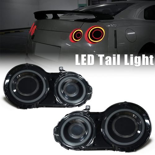 DURAFORCE For 2007-2017 Nissan GTR GT-R R35 A Pair Fit Rear Lamps Assembly LED Tail Light