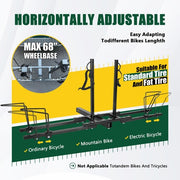 DURAFORCE 2" Hitch Mount Bike Rack Carrier Bicycle Rack Hitch Mount Carrier Platform