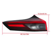 DURAFORCE For Nissan Rogue 2021-2023 Single LH Side Tail Light Replacement LED Clear Lens