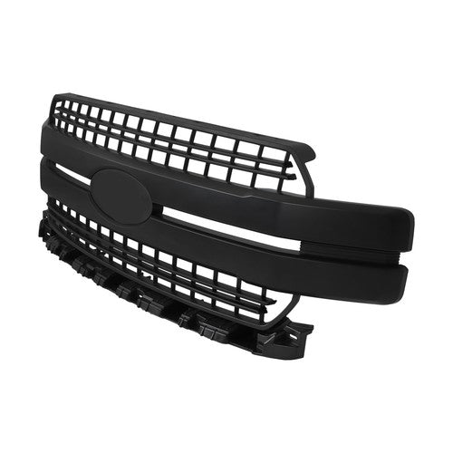 DURAFORCE Matte Black Plastic For Ford F-150 Lariat 2018-2020 Truck Front Bumper Grille