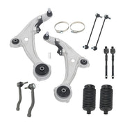 DURAFORCE Suspension Control Arms Tie Rod Ends Sway Bar Kit For Nissan Altima 2007-2012