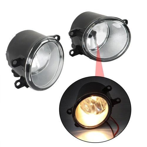 DURAFORCE Fit For Toyota Camry 2007-2009 Front Fog Lights Lamps+Bezel+Switch Kit Clear New